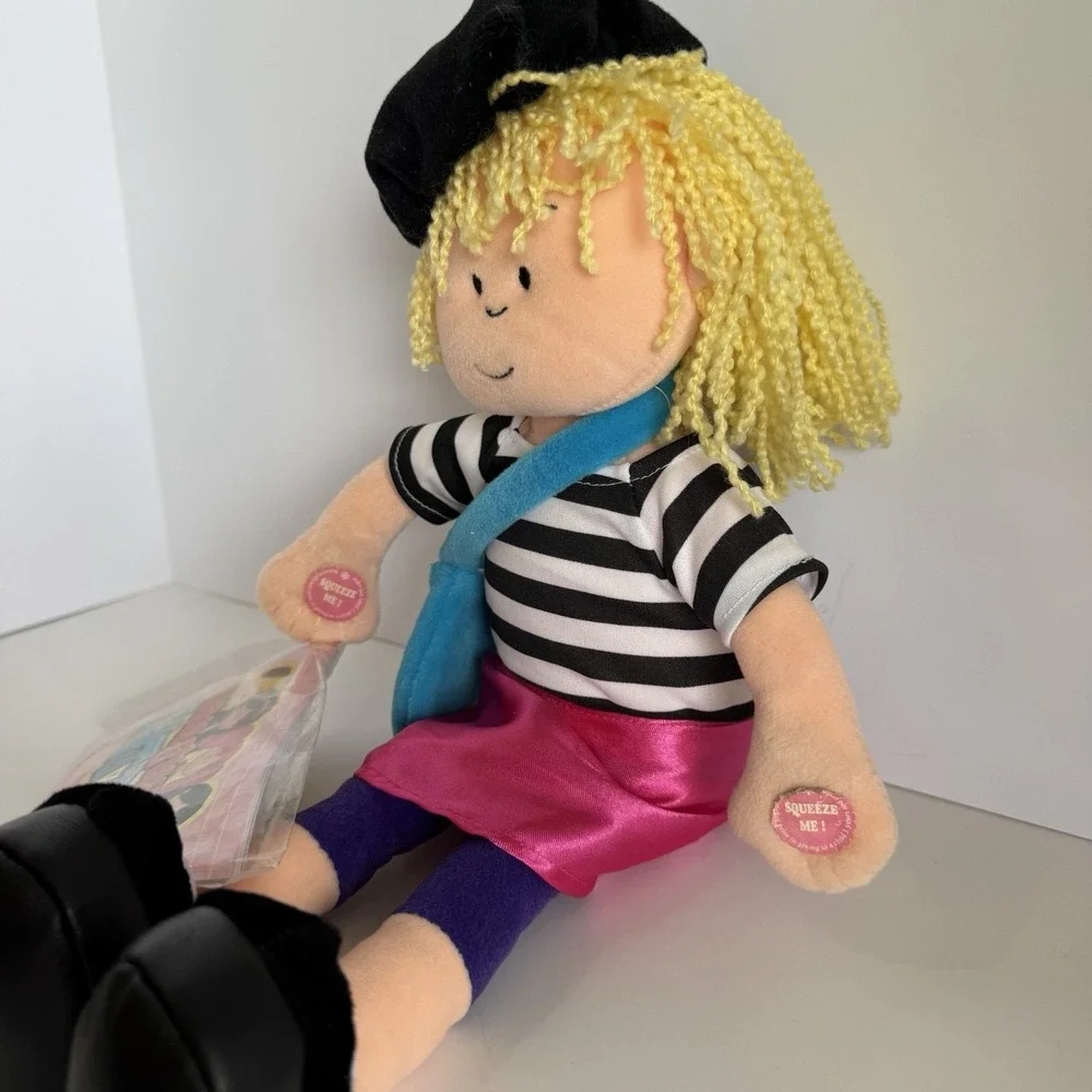 Language‎ Littles Jolie Plush Talking Doll Bilingual French English Speaking NWT